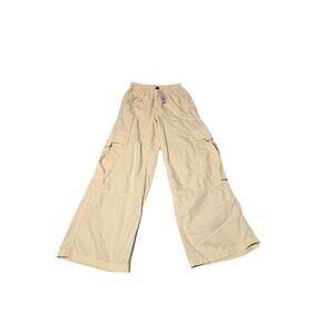 Wild Fable Women's Size Small Mid Rise Wide Leg Cargo Pants Off White